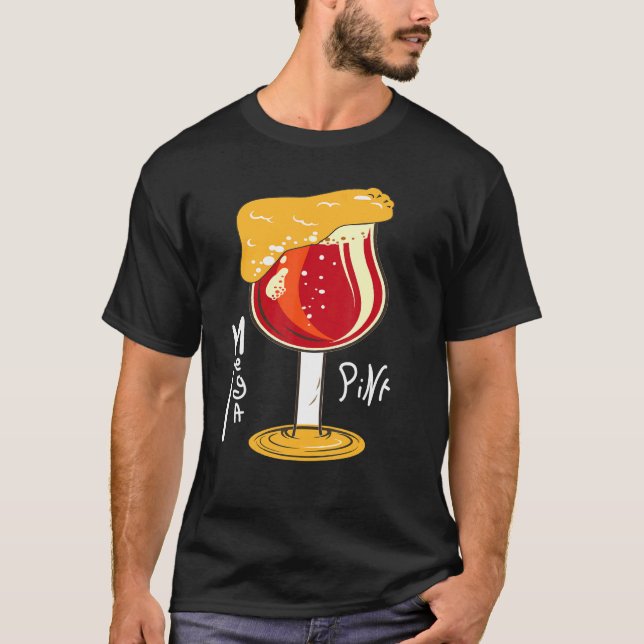 Camiseta Um Design de pinta mega (Frente)