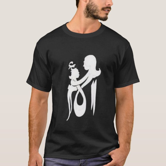 Camiseta "Um Design representando a maternidade: letras mes (Frente)