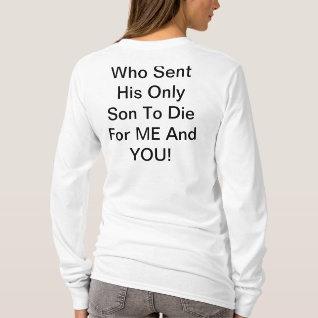 Camiseta Um deus Loving (Verso)