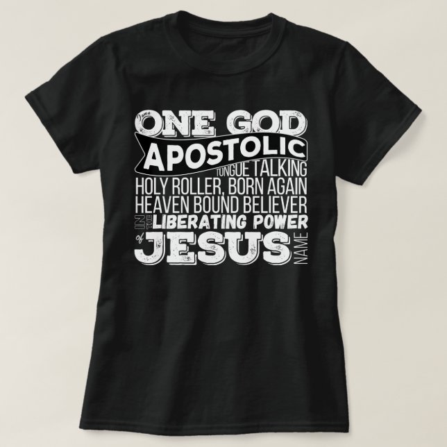 Camiseta Um Deus Música Apostólica (Frente do Design)