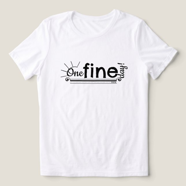 Camiseta Um Dia Bom (Design frontal)
