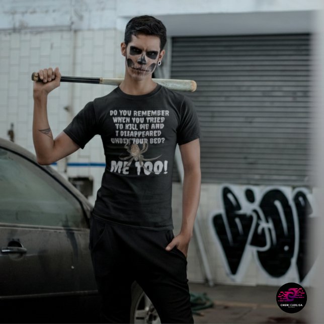 Camiseta Um Dia das Bruxas de Vingança de Aranha (You miss once. It remembers forever.🕷️)