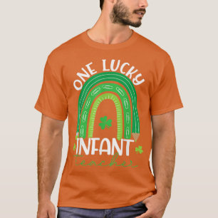 Camiseta Um Dia de São Patrício Arco-Íris de Professora Cri