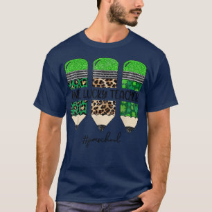 Camiseta Um Dia de São Patrício de Lápis de Professores da