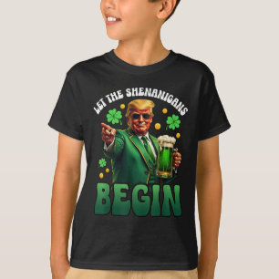 Camiseta Um Dia de São Patrício Engraçado Que Deixe Os Shen
