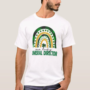 Camiseta Um Dia de São Patrício Rainbow Diretor Funeral Sor