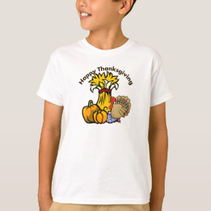 Camiseta Um dia feliz da acção de graças