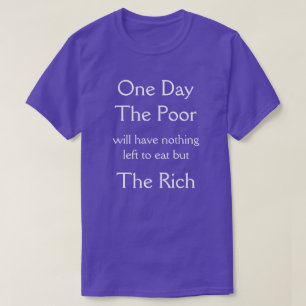 Camiseta um dia os pobres
