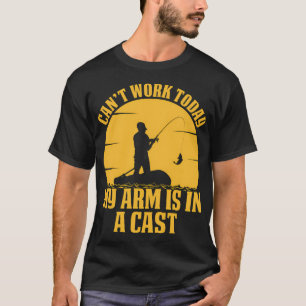 Camiseta Um dia ruim de pesca supera um bom dia de trabalho