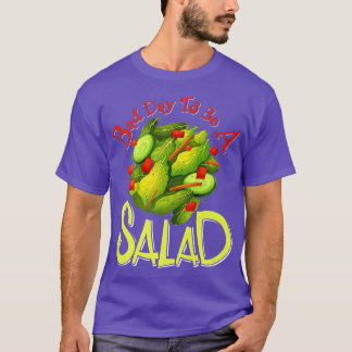 Camiseta Um dia ruim para ser salada, Salada Vegetariana Ve