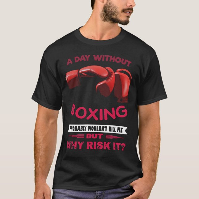 Camiseta Um Dia Sem Boxing (Frente)