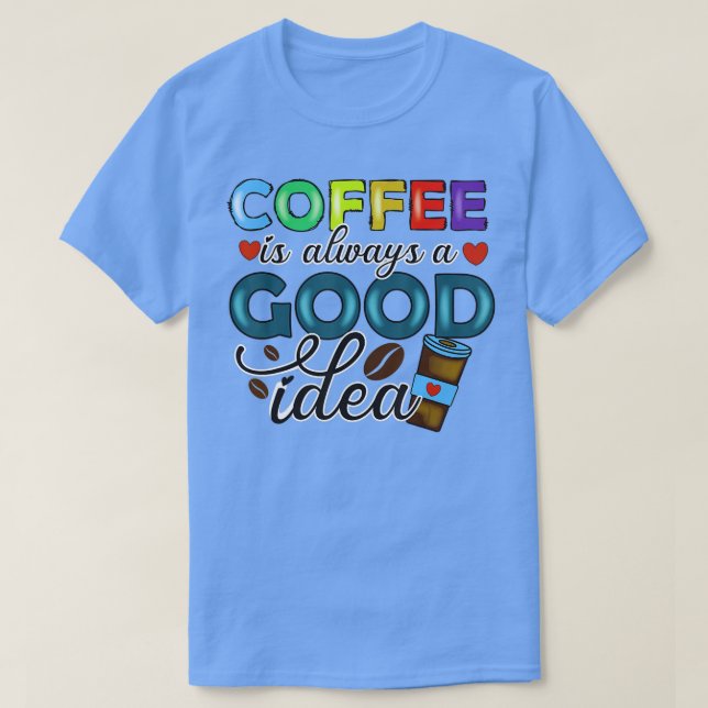 Camiseta Um Dia Sem Café É Como Brincar Que Eu Não Tenho (Frente do Design)