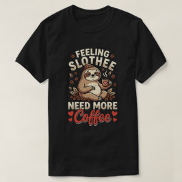 Camiseta Um Dia Sem Café Só Brincando Café Divertido