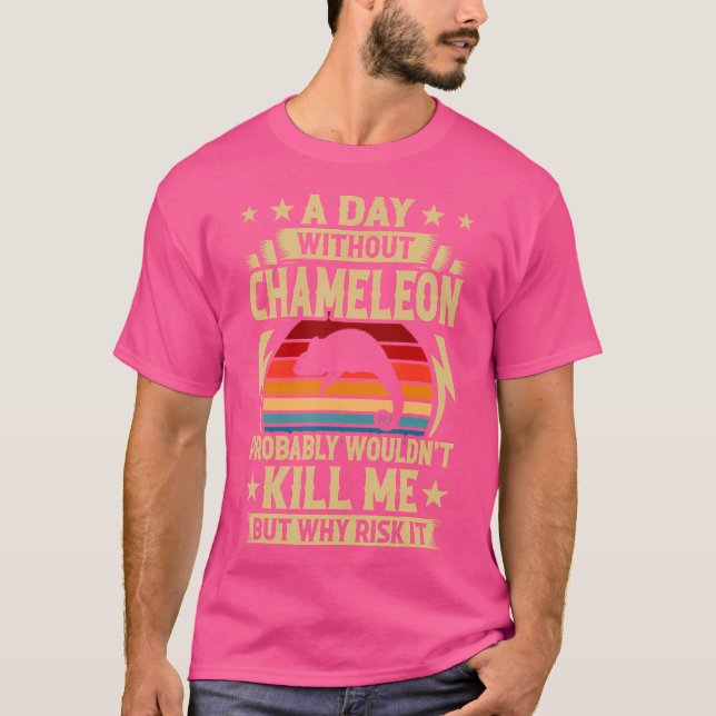 Camiseta Um Dia Sem Camaleão (Frente)