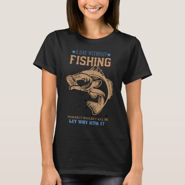 Camiseta um dia sem pesca (Frente)