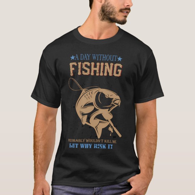 Camiseta um dia sem pesca (Frente)