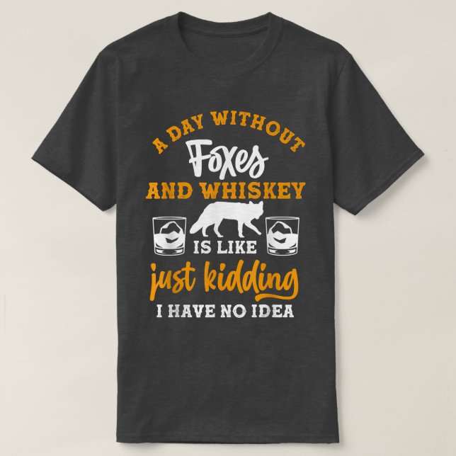 Camiseta Um dia sem uísque e inimigos (Frente do Design)