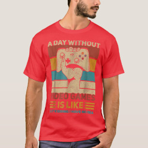 Camiseta Um dia sem Videos games