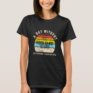 Camiseta Um dia sem Videos games é como jogar games
