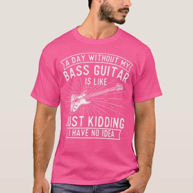 Camiseta Um Dia Sem Violão - Jogador Bass B (Frente)