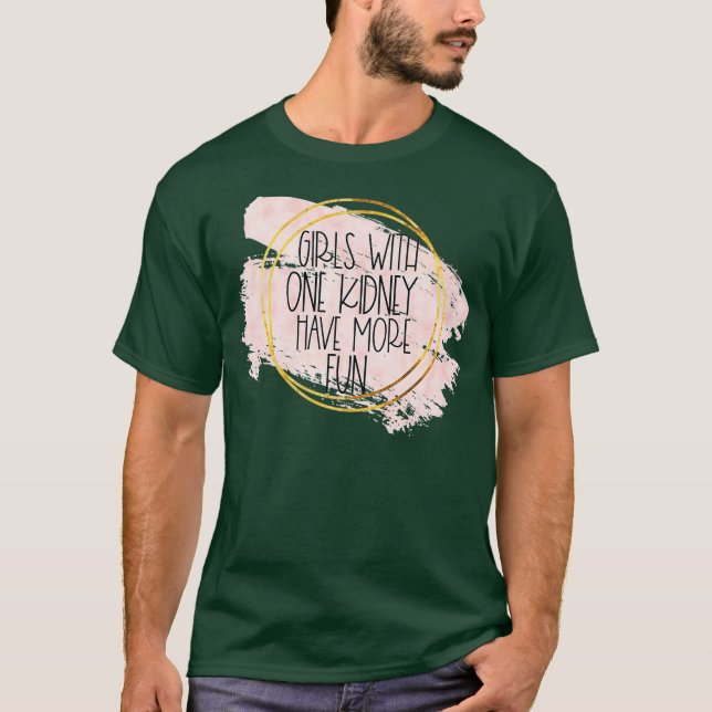 Camiseta Um Doador De Rins Transplantando Meninas Enfermeir (Frente)