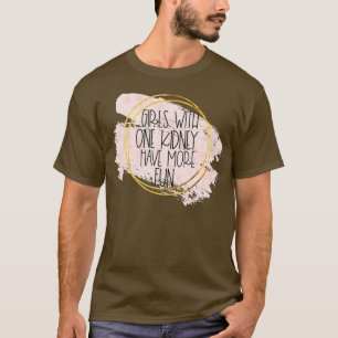 Camiseta Um Doador De Rins Transplantando Meninas Enfermeir