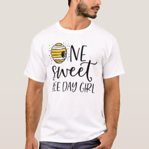 Camiseta Um doce dia de abelhas Garota Engraçada Primavera