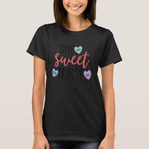 Camiseta Um Doce Enfermeiro Dia dos Namorados Coração de Do