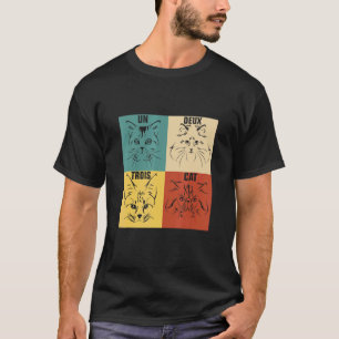 Camiseta Um Dois Três Gato Fofinho Adoção de Gato Francês