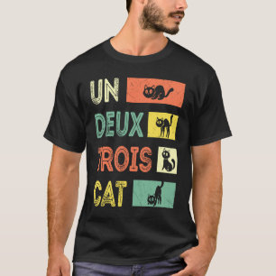 Camiseta Um Dois Três Gato Vintage Gato Gatinho