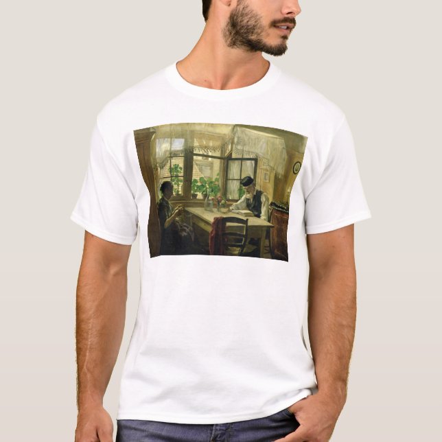 Camiseta Um domingo calmo, 1876 (Frente)