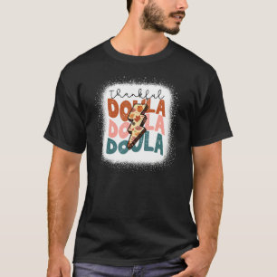 Camiseta Um Doula Agradecido Branqueado Doula Bendito Outon