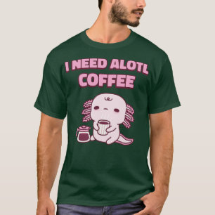 Camiseta Um Eixo Cansado Que Preciso De Um Pouco De Café En
