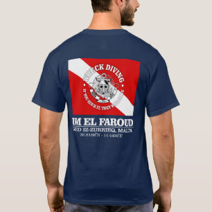 Camiseta Um El Faroud (mergulho em naufrágio)