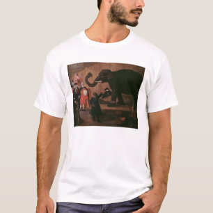 Camiseta Um elefante mostrado em Veneza (óleo em canvas)