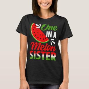 Camiseta Um Em Um Aniversário Da Família Melon Sister Water