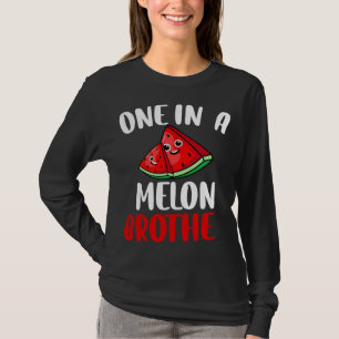 Camiseta Um Em Um Chapéu Da Família De Frutas De Melancia D