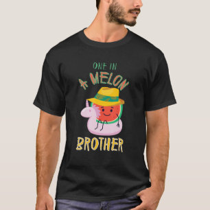 Camiseta Um Em Um Chapéu Da Família Melancia Funny Brother
