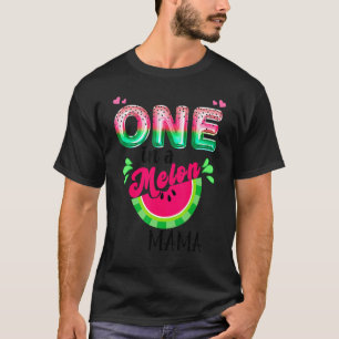 Camiseta Um Em Um Grupo De Aniversário Da Melon Mãe