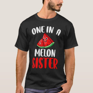 Camiseta Um Em Um Matriz De Fruta De Melão Irmã Melão