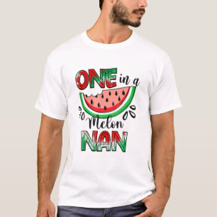 Camiseta Um Em Um Melão Nan Watermelon Correspondente À Fam