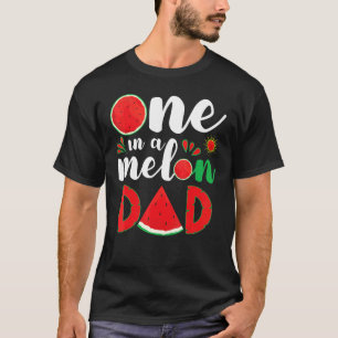Camiseta Um Em Um Melão Pai Melancia Summer Hat Sunshine