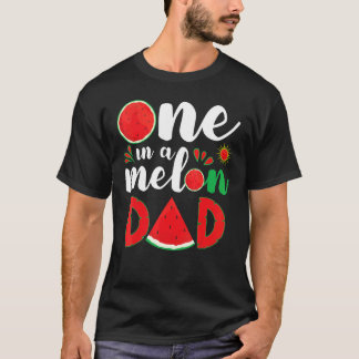 Camiseta Um Em Um Melão Pai Melancia Summer Hat Sunshine