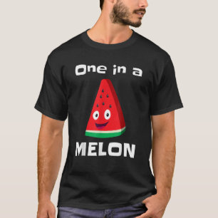 Camiseta Um Em Um Melão Vermelho Melancia Funny Pun Piada F