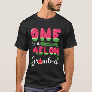 Camiseta Um Em Um Melão Vovó Amor Melão Fruta De Verão