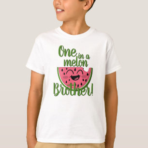 Camiseta Um em um Melon Brother Watermelon Primeiro Anivers