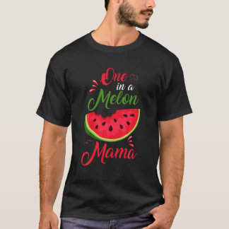 Camiseta Um Em Um Nascimento De Melão Mãe Família Melão