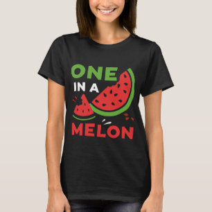 Camiseta Um Em Um Verão De Melão De Melancia
