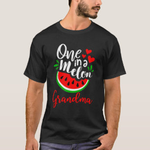 Camiseta Um Em Uma Família De Aniversário De Vovó Melon