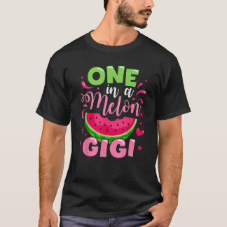 Camiseta Um em uma família de Festas de aniversário Melon G